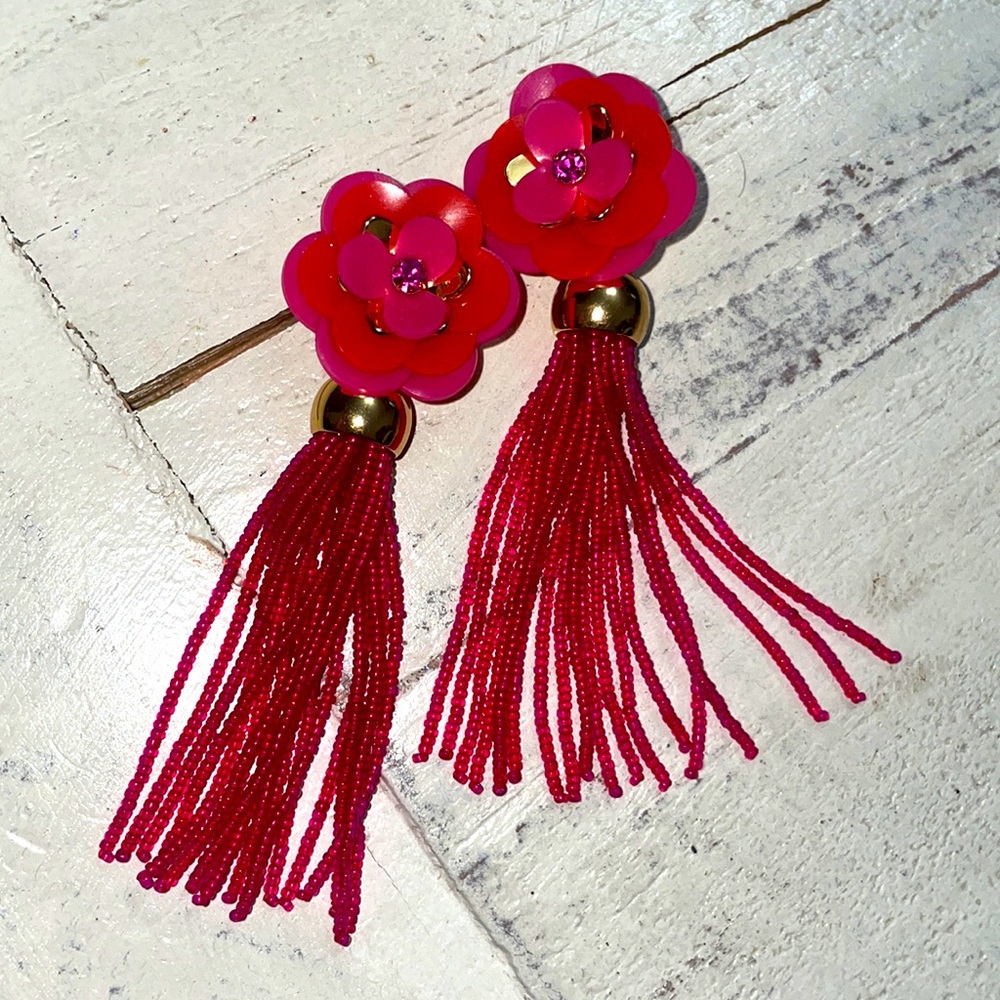 Kate Spade Floral Beaded Earrings